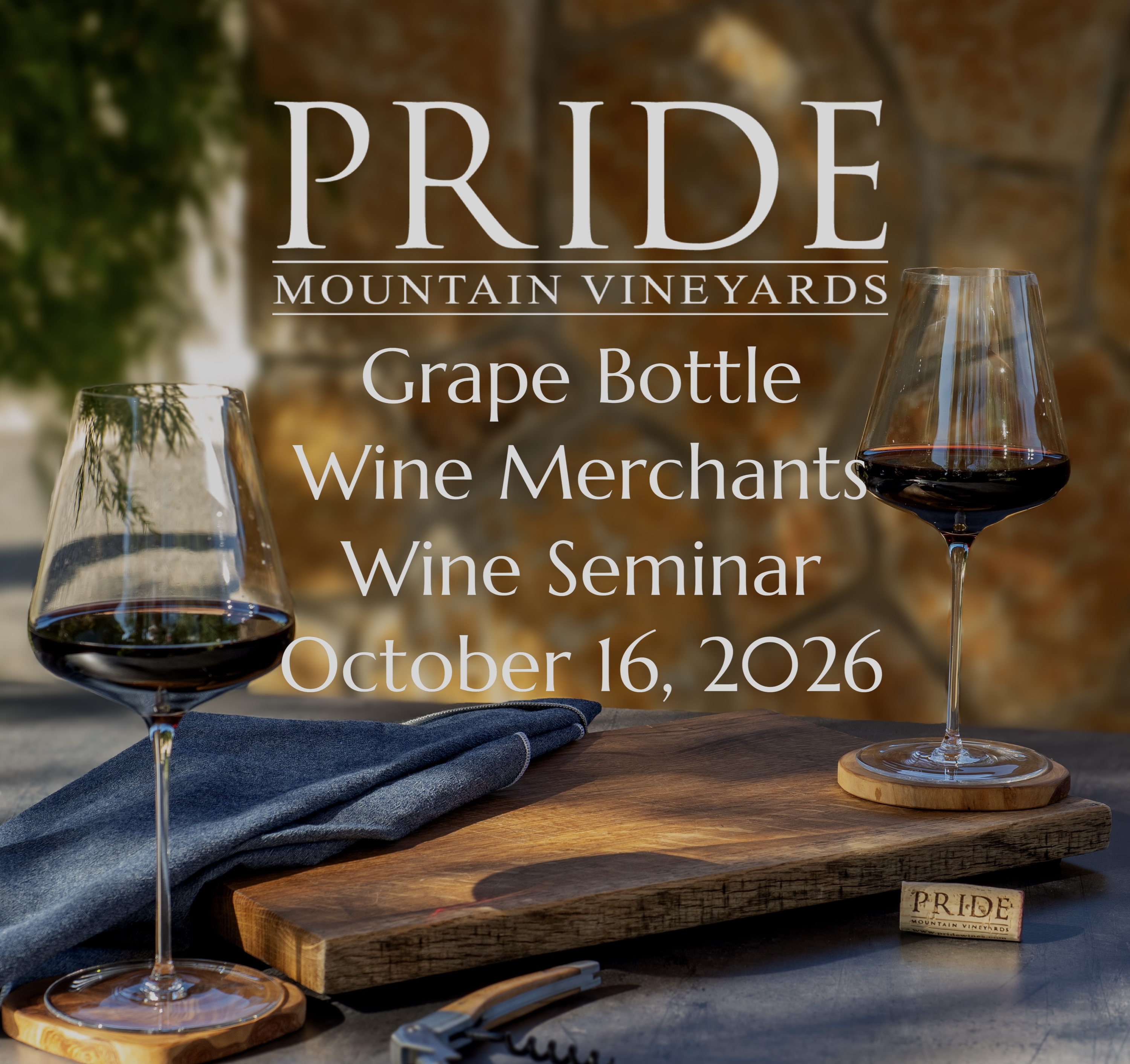 Wine Seminar with Grape Bottle Wine Merchants